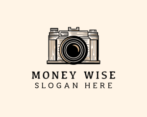 Retro Camera Photography logo design