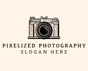 Retro Camera Photography logo design