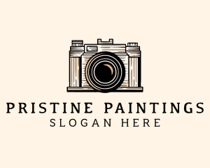 Retro Camera Photography logo design