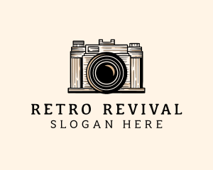 Retro Camera Photography logo design