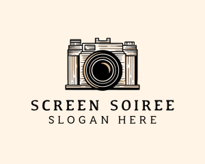 Retro Camera Photography logo design