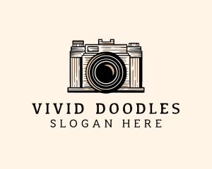 Retro Camera Photography logo design