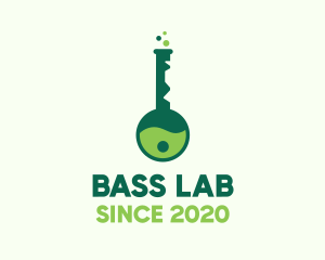 Green Key Lab logo design