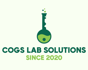 Green Key Lab logo design