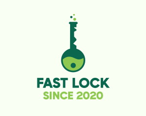 Green Key Lab logo design