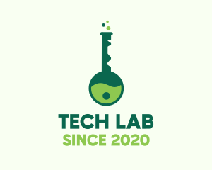 Green Key Lab logo design