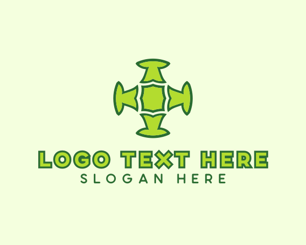 Grass Cutting logo example 4