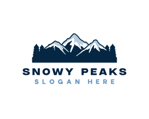 Adventure Mountain Peak logo design