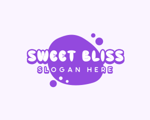 Cute Bubbly Candy logo design