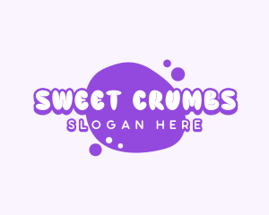 Cute Bubbly Candy logo design