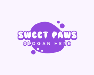 Cute Bubbly Candy logo design