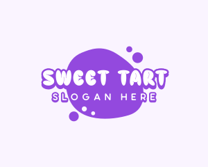 Cute Bubbly Candy logo design