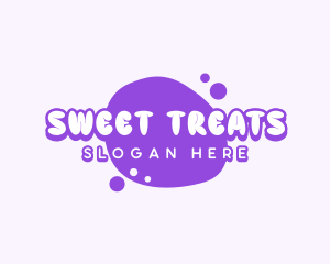 Cute Bubbly Candy logo design