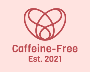 Heart Coffee Date logo design