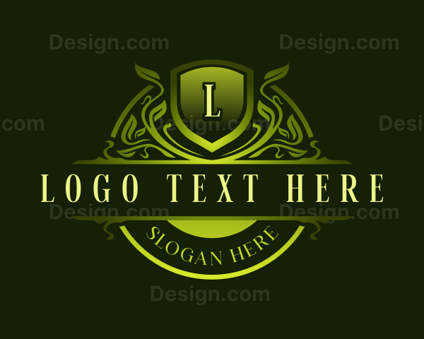 Jewelry Floral Decoration Logo