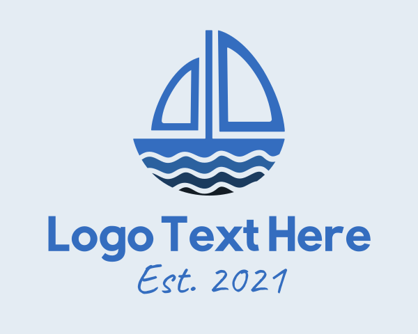 Ocean Current logo example 3