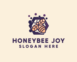 Honeybee Hexagon Hive logo