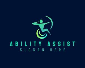 Archery Disability Paralympic  logo