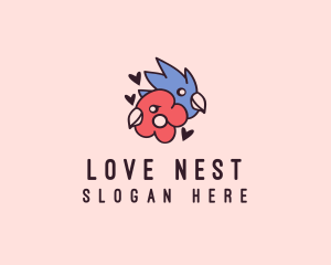 Couple Love Birds logo design