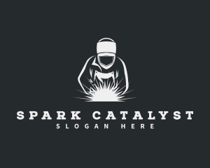 Steelwork Welder Workshop logo design