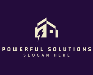 Lightning House Energy logo design