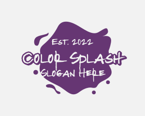 Graffiti Paint Splatter logo