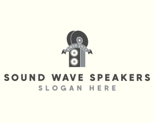 Stereo Speaker Music Vinyl logo