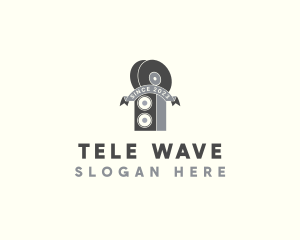 Stereo Speaker Music Vinyl logo design