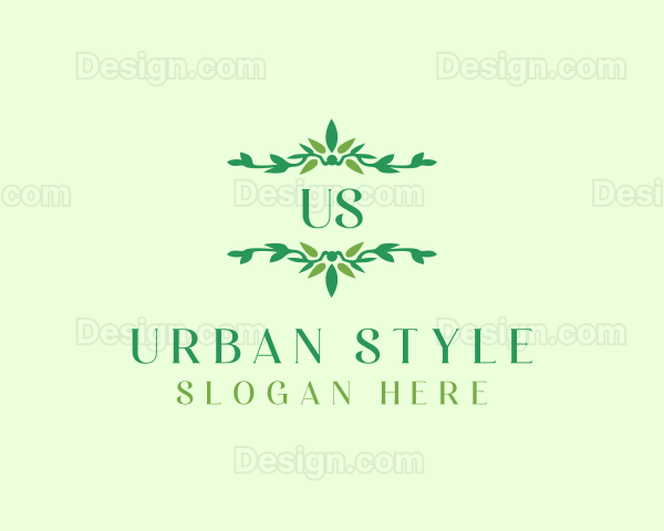 Leaf Natural Ornament Logo