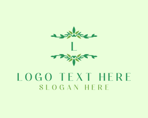 Leaf Natural Ornament  Logo