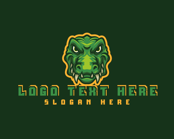Alligator logo example 1
