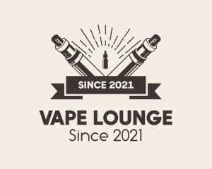 Hipster Vape Banner logo