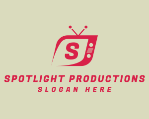 Television Media Entertainment Show logo design