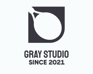 Gray Sports Racket logo