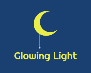 Moon Light Lamp logo design