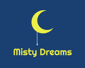 Moon Light Lamp logo design