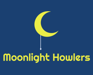 Moon Light Lamp logo design