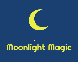 Moon Light Lamp logo design