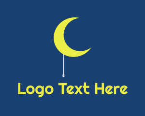 Lighting - Moon Light Lamp logo design