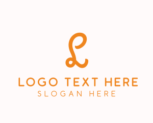 Retro Curly Quirky logo