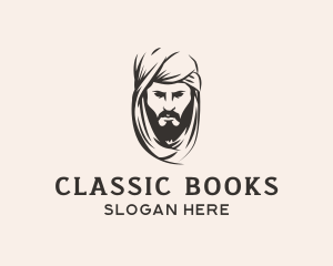 Traditional Bedouin Man logo