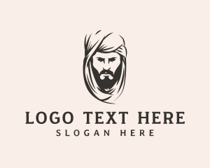 Traditional Bedouin Man logo