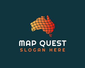 Generic Australia Map logo design