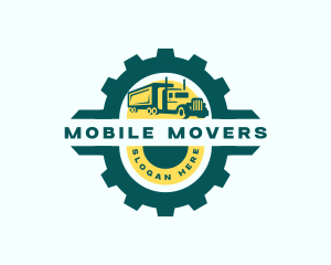 Truck Gear Shipping logo design