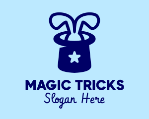 Top Hat Magic Bunny logo design