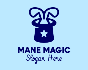 Top Hat Magic Bunny logo design