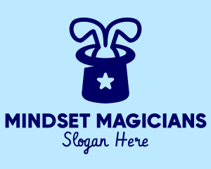 Top Hat Magic Bunny logo design