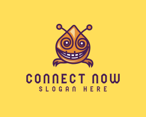 Digital Monster Insect logo design