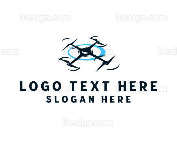 Drone Quadcopter Videography Logo