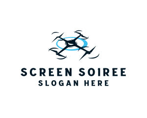 Drone Quadcopter Videography logo design